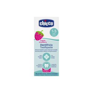 خمیر دندان کودک با طعم توت فرنگی مدل Chicco مناسب دندان‌های شیری 50ml